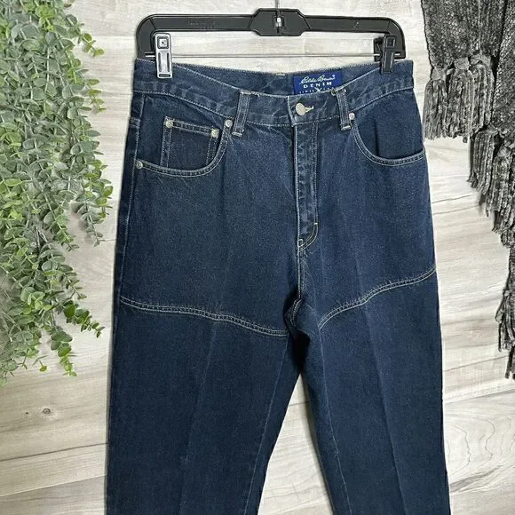 Vintage Eddie Bauer Denim Womens Blue Straight Leg Jeans Size 8 - Picture 4 of 7